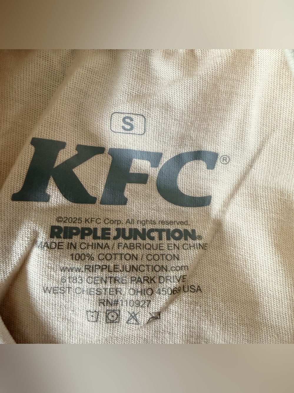 KFC Graphic Tee - Cream - Picture 5 of 8